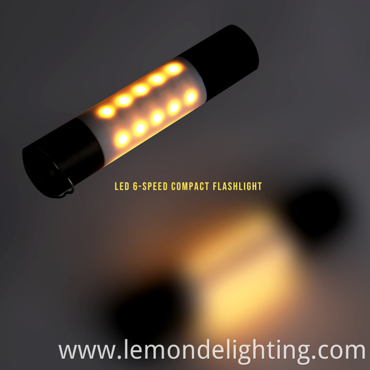 Travel-friendly cob flashlight